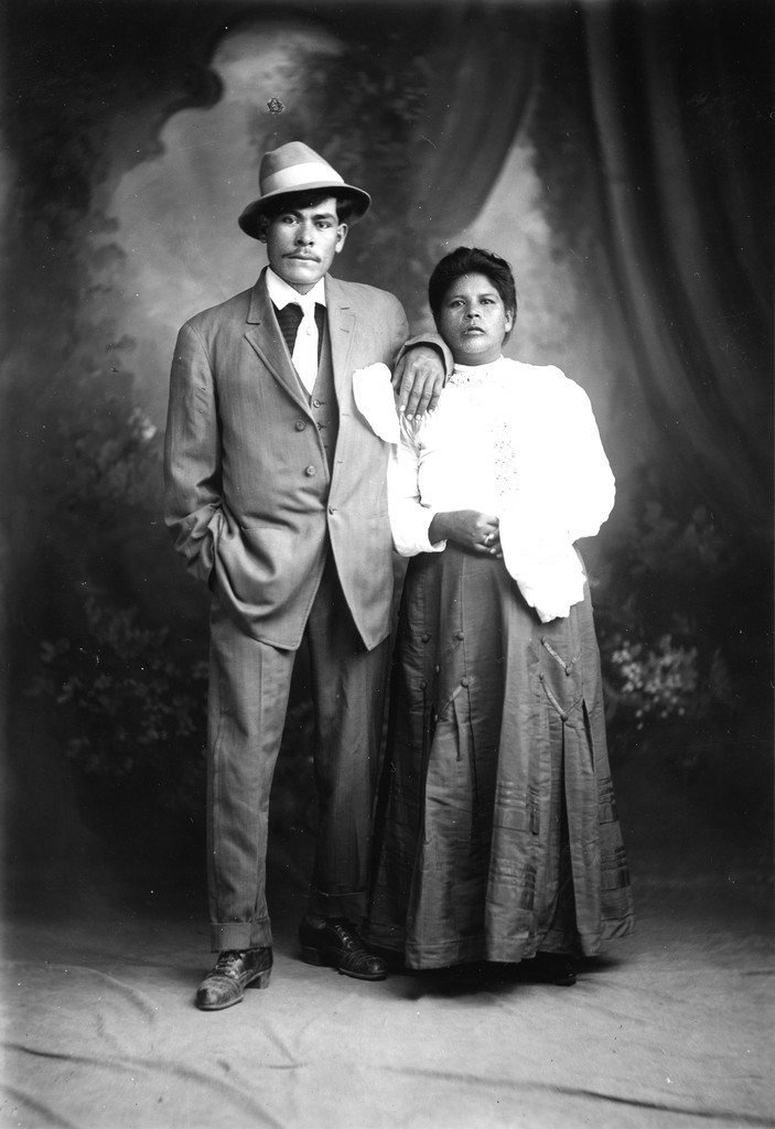 Portrait of husband and wife, Santa Ana, California: Photograph ...