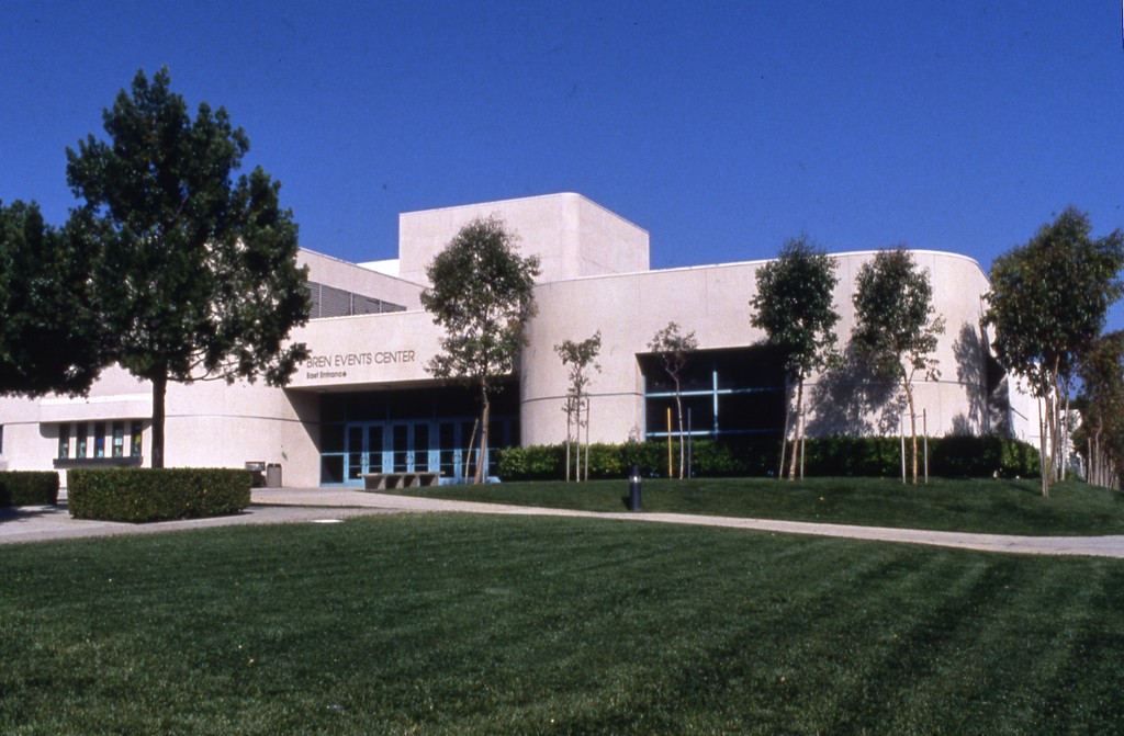UCI buildings Bren Events center. — Calisphere